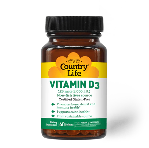 Country Life Vitamin D3 5000 IU