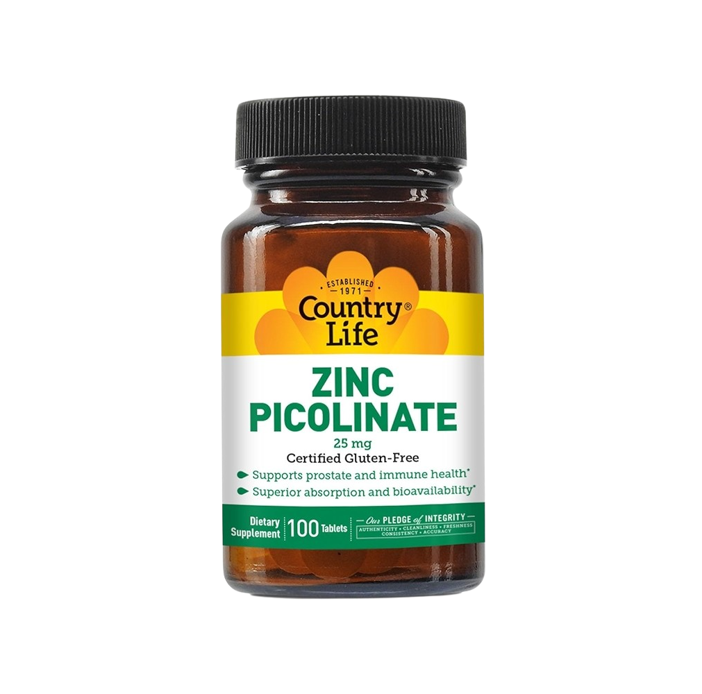 Country Life Zinc Picolinate 25mg