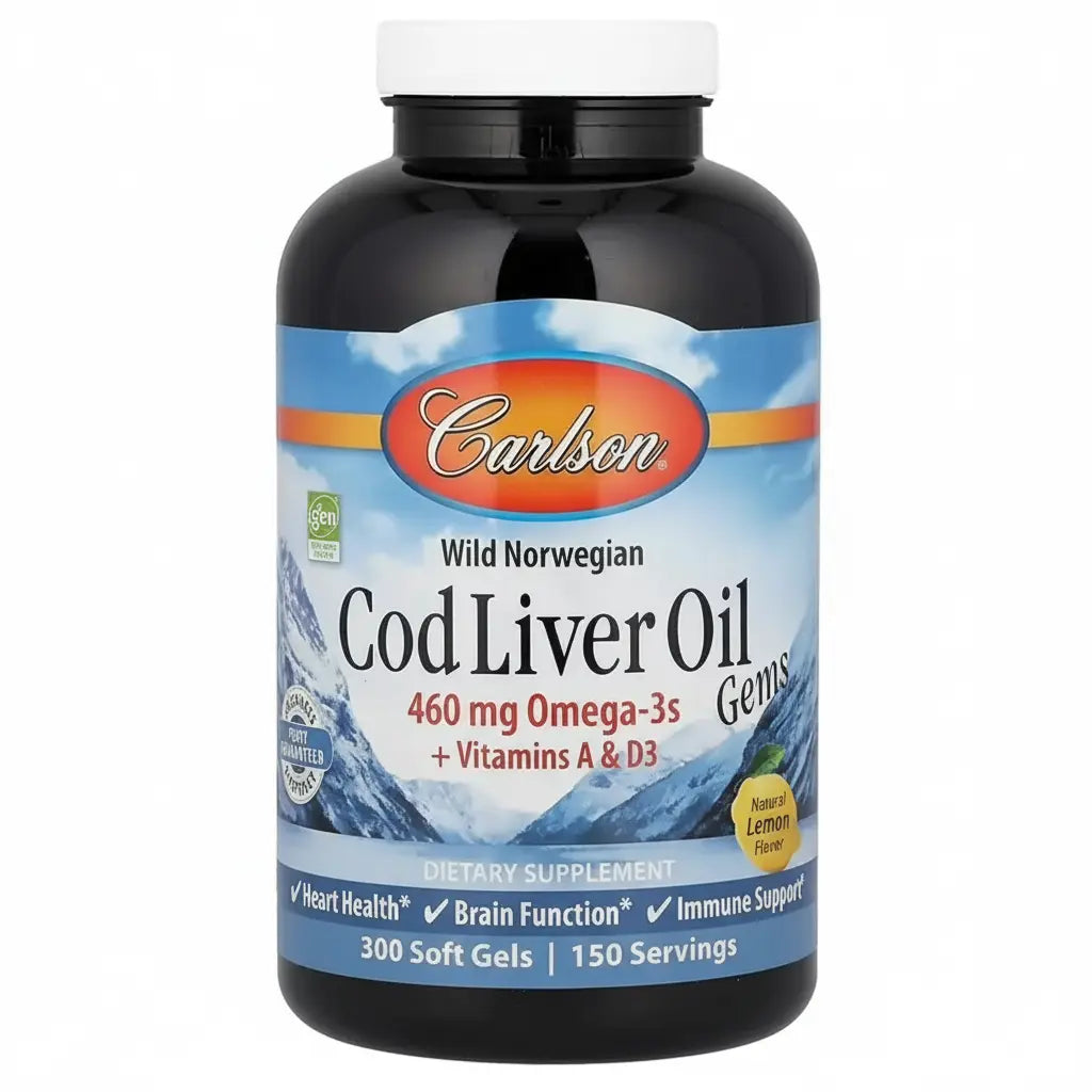 Carlson Cod Liver Oil Lemon